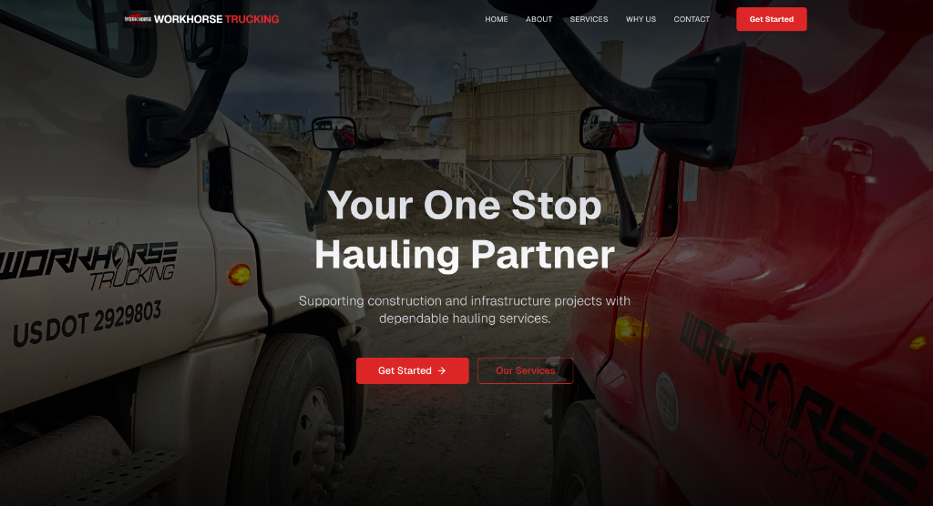 Workhorse Trucking website